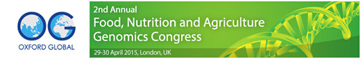 Food, Nutrition and Agriculture Genomics Congress 2015
